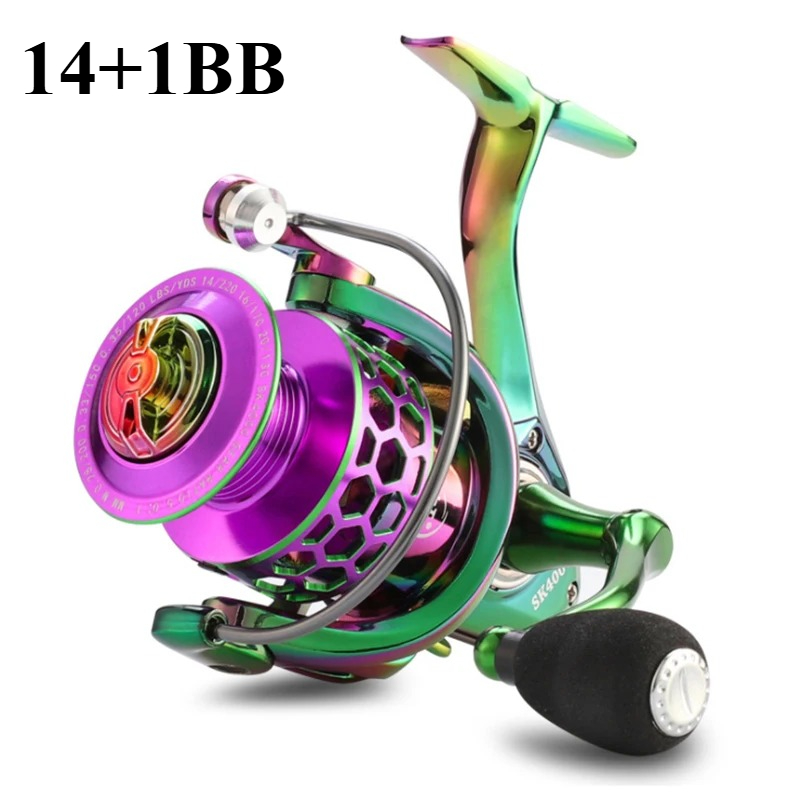 Abu Garcia Reel Max - EASYFISH ギア比、最大ドラッグ 22LB、SK 1000-6000 シリーズ、5.0:1/4.7:1 CNC