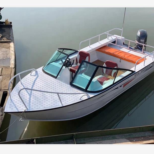 Fishing Boat Fiberglass - ボート,漁船,ビジネス,レジャー用のアルミニウム製スピードボート,長さ8席,5.28m