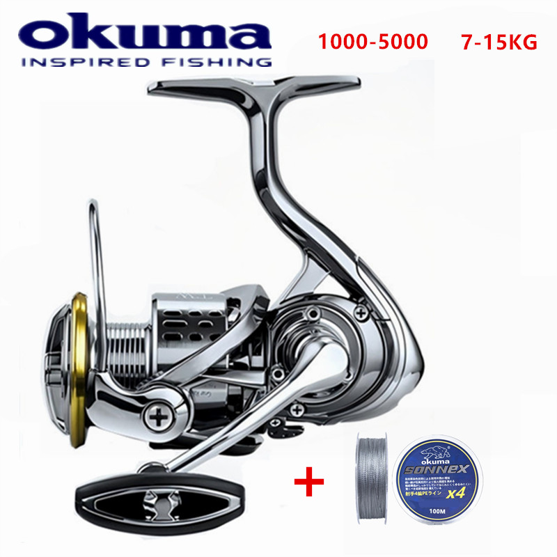 Abu Garcia Reel Max - オクマオールメタル防錆スムースベアリング5.5:1フィッシングリールドラッグシステム15kg最大パワー回転ホイールフィッシングコイル1000-5000