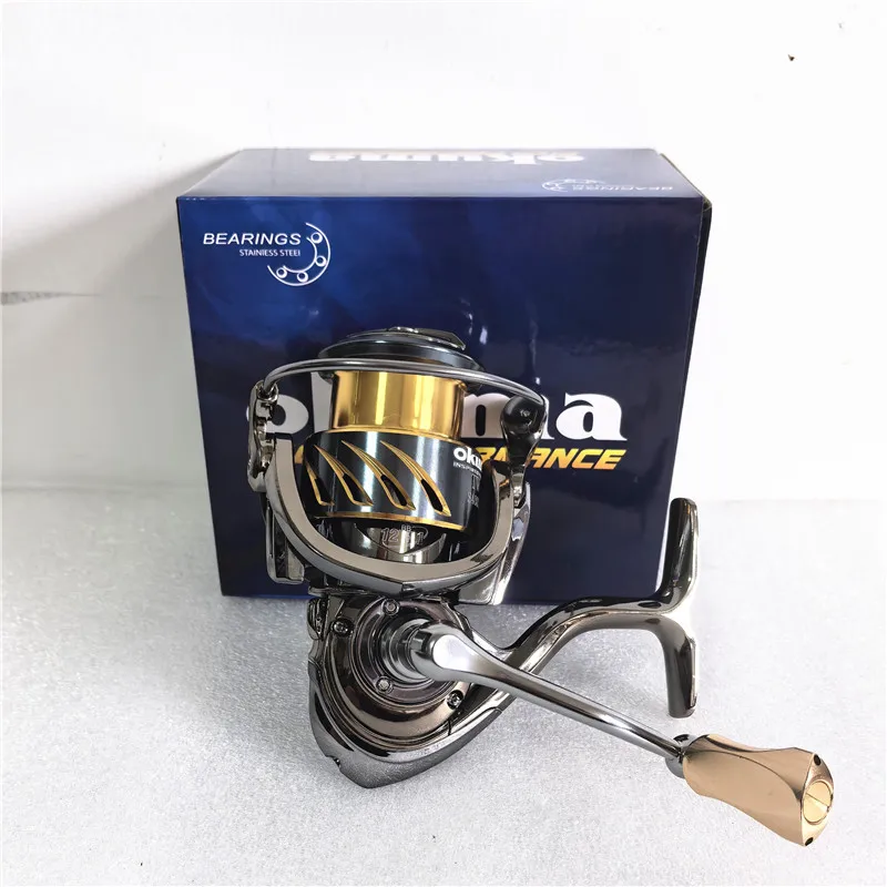 OKUMA 全金属製釣りリール 浅型ラインカップ 回転式リー - Abu Garcia Reel Max のレビューと価格