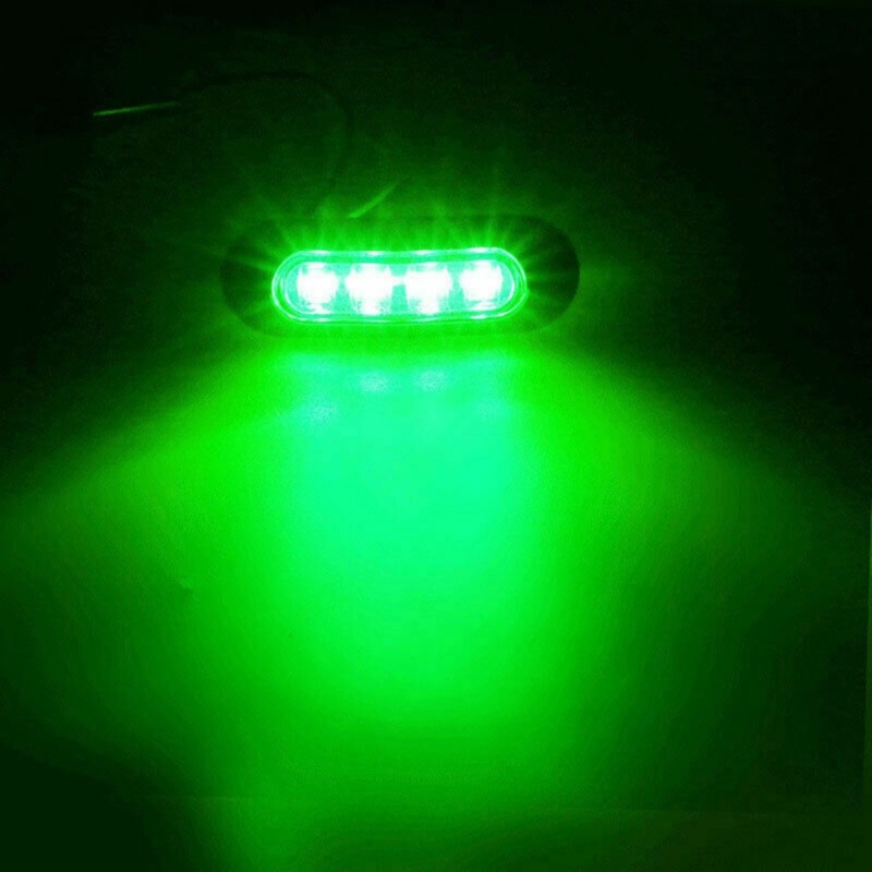 耐候性赤緑海洋ナビゲーションライト 4 LED 12V サイ - Fishing Boat Navigation Light のレビューと価格
