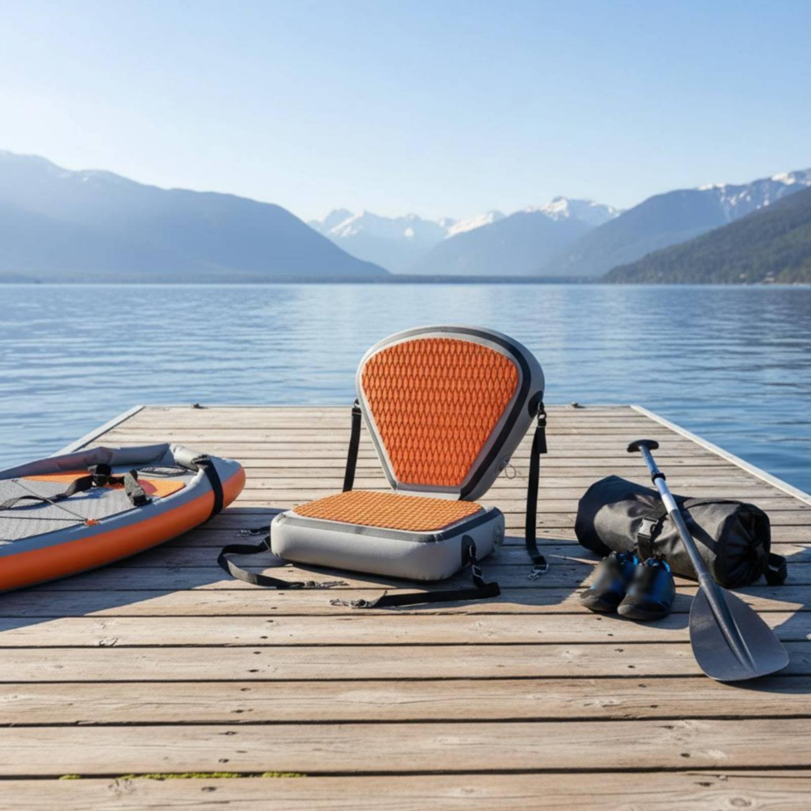 スタンドアップパドルボードシート 防水パドルボード背もたれシ - Fishing Boat Seat のレビューと価格