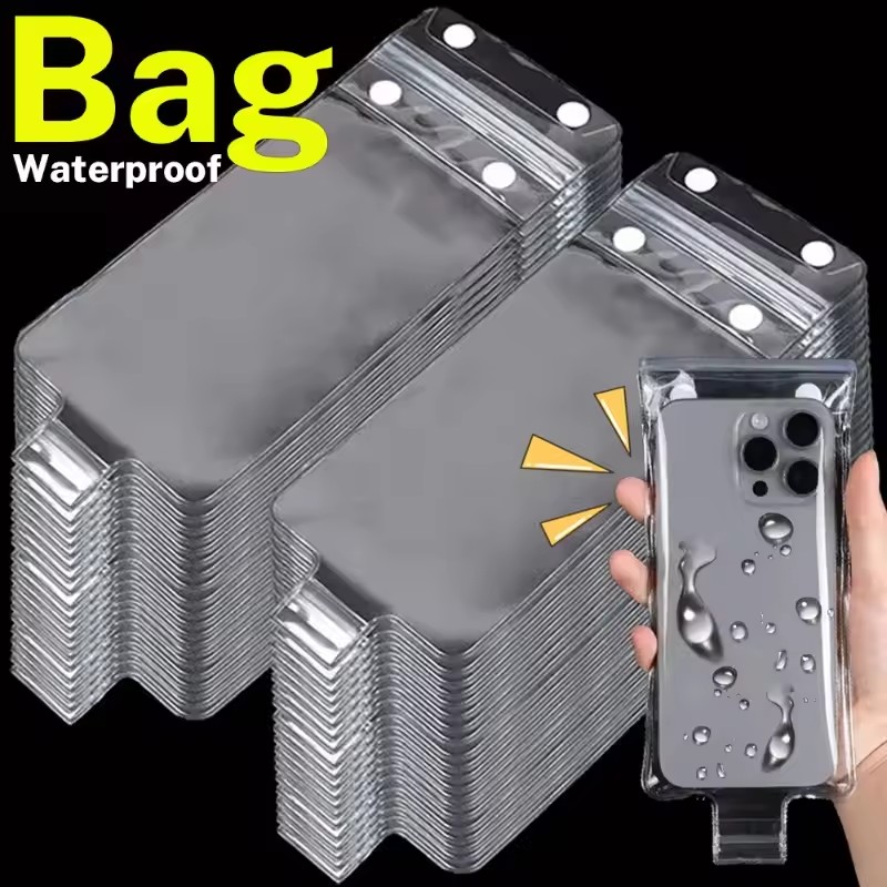 1-10 個透明防水電話カバー水泳バッグ水中携帯電話プロテク - Fishing Boat Cover のレビューと価格