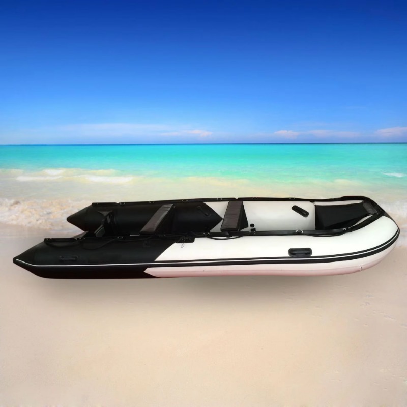 厚みのあるPVC素材の4.7m 9人乗りレスキューカヌー、ア - Fishing Boat Seat のレビューと価格